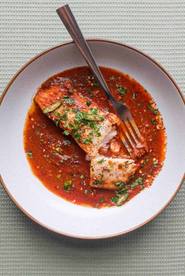 Chraime Sauce with Fish