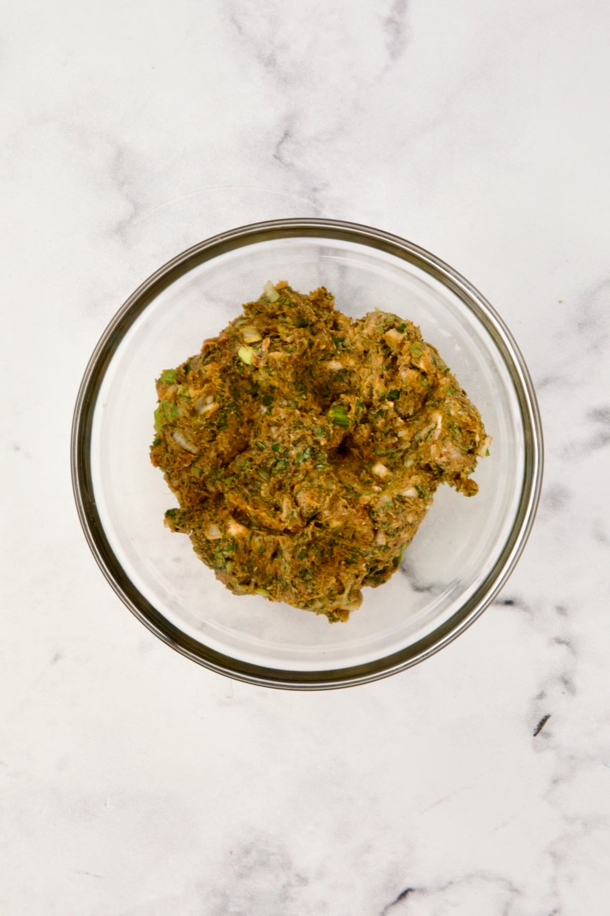 Morocccan butter in glass bowl.